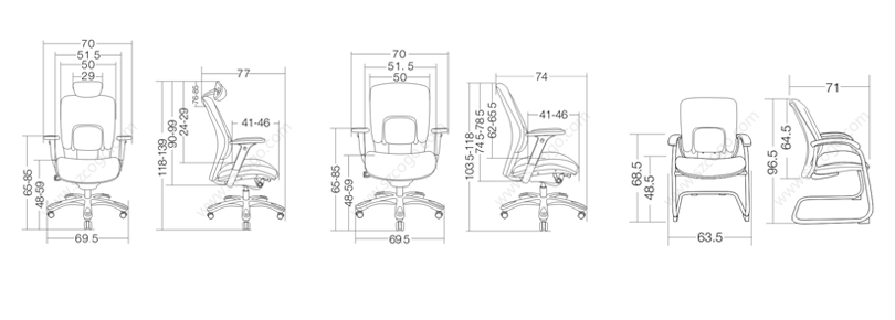 金爵、HY-E1028产品详情|布面中班椅|办公椅|办公家具