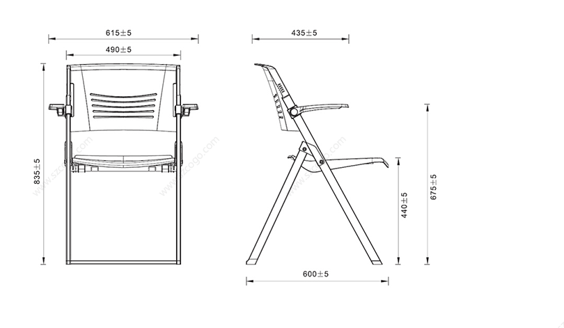 伞兵椅、HY-E1051产品详情|塑料培训椅|培训家具|办公家具